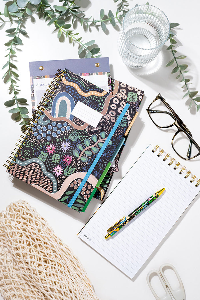 By The Waterhole A5 Spiral Tab Notebook