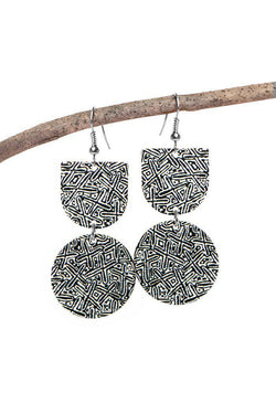 Aboriginal Art Jewellery Australia-Ngatijirri Nests Earrings-Yarn Marketplace