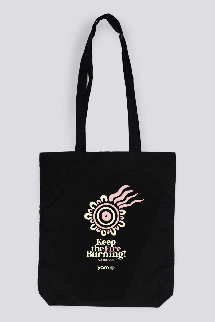 Aboriginal Art NAIDOC 2024 Tote Bag - N24.B.L.H | Yarn Marketplace